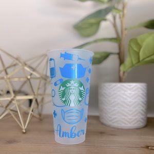 Custom nurse starbucks cup